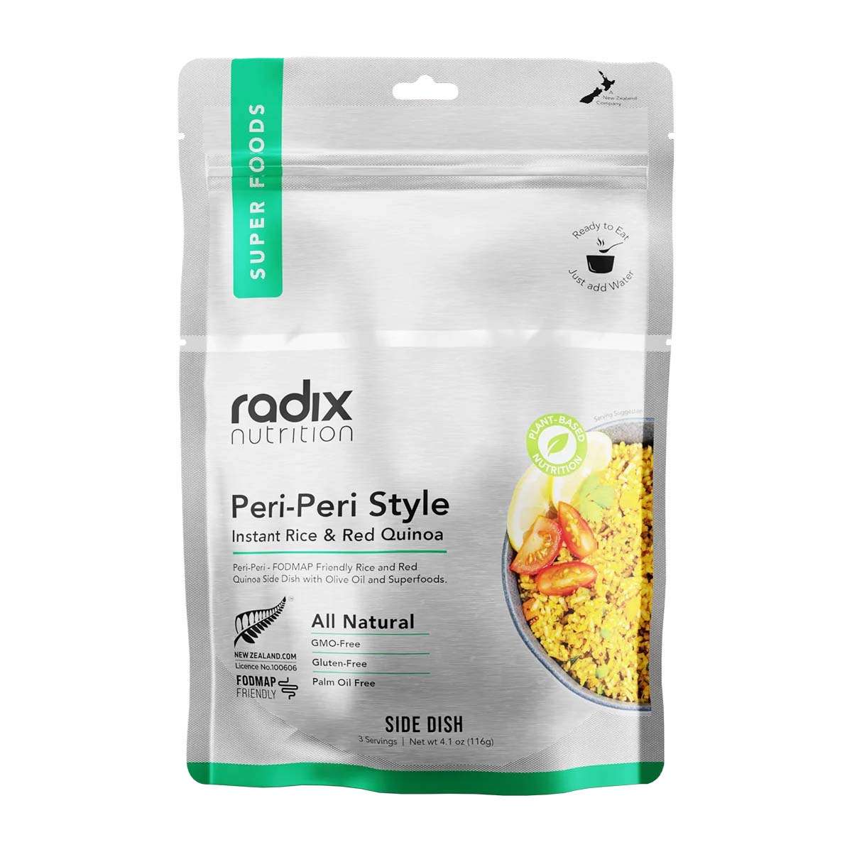 Radix Instant Rice & Quinoa Mix 3 Serve Side Dish